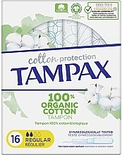 Fragrances, Perfumes, Cosmetics Tampons with Applicator, 16 pcs - Tampax Cotton Protection Regular