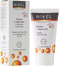 Fragrances, Perfumes, Cosmetics Green Tea Face Cream - Nikel Cream With Tea-Tree