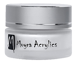 アクリル ネイルパウダー - Moyra Acrylics Powder White — photo N1