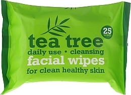 Xpel Marketing Ltd - Tea Tree Facial Wipes, 25 pcs — photo N1