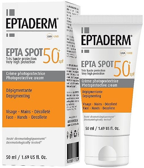 Sunscreen - Eptaderm Epta Spot SPF 50+ — photo N1