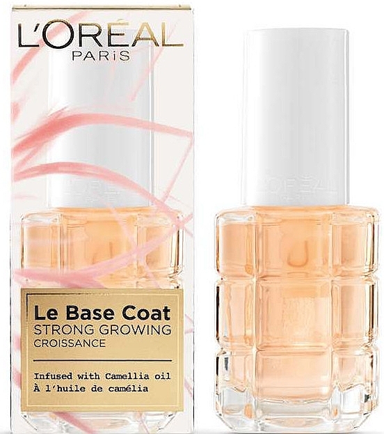 Nail Strengthening Top Coat - L'Oreal Paris Le Base Coat Strong Growing — photo N1