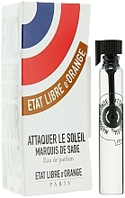 Etat Libre d'Orange Attaquer le Soleil Marquis de Sade - Eau de Parfum (sample) — photo N1