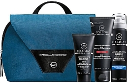 Fragrances, Perfumes, Cosmetics Set - Collistar Linea Uomo (ash/balm/50ml + foam/75ml + sh/gel/100ml + pouch)