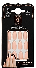 Fragrances, Perfumes, Cosmetics Fake Nails Set - Sosu by SJ False Nails Long Stiletto Peach Please