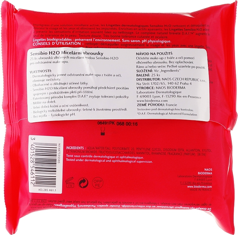 Makeup Remover Wipes - Bioderma Make-Up Removing Wipes — photo N4