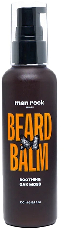 Beard Balm - Men Rock Beard Balm Soothing Oak Moss — photo N1