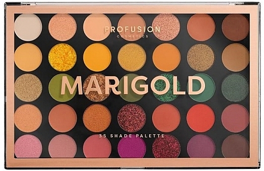 Eyeshadow Palette - Profusion Cosmetics Marigold 35 Shade Palette — photo N1