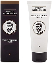 Face and Beard Cleanser - Percy Nobleman Face & Stubble Wash — photo N1