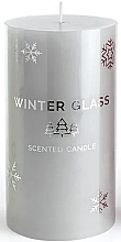 Fragrances, Perfumes, Cosmetics Scented Candle, Grey, 7x8 cm - Artman Winter Glass