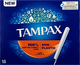 Tampons with Applicator, 18 pcs. - Tampax Compak Super Plus — photo N2