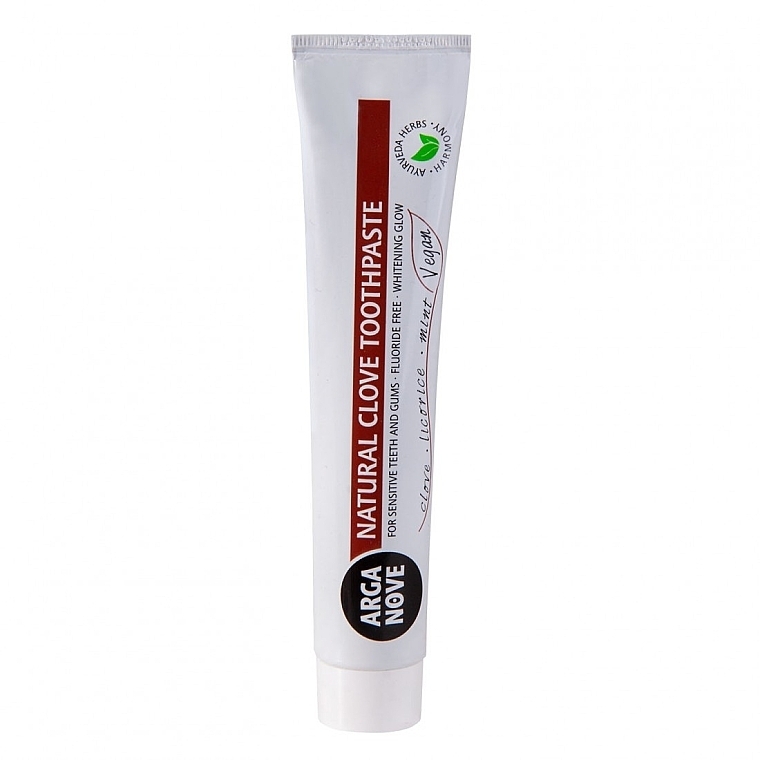 Natural Herbal Toothpaste for Sensitive Gums & Teeth - Arganove Natural Clove Toothpaste — photo N3