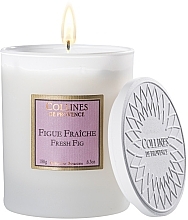 Fragrances, Perfumes, Cosmetics Fresh Fig Scented Candle - Collines De Provence Fresh Fig Scented Candle