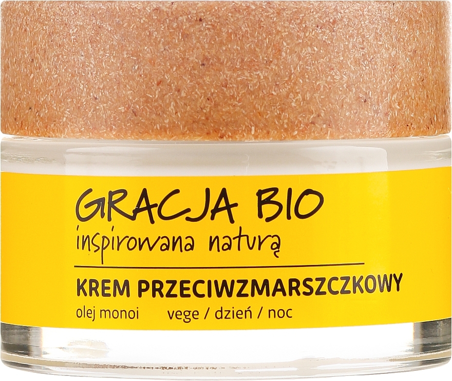 GIFT Anti-Wrinkle Monoi Face Cream - Gracja Bio Face Cream — photo N2