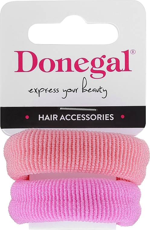 Donegal - Hair Ties FA-5642, pink+peach — photo N1
