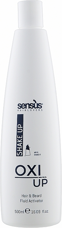Hair & Beard Colour Activator - Sensus Shake Up Oxi Up Hair & Beard Fluid Activator — photo N1