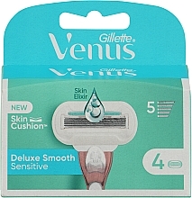 Shaving Razor Refills, 4 pcs. - Gillette Venus Embrace Sensitive — photo N2