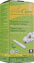 Fragrances, Perfumes, Cosmetics Organic Cotton Tampons "Regular ", 16 pcs - Masmi Silver Care