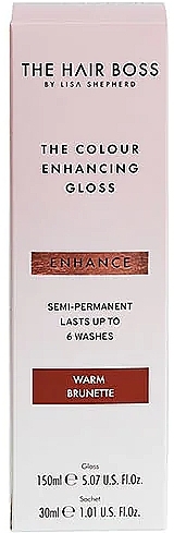 Color Enhancing Gloss Warm Brunette - The Hair Boss Color Enhancing Gloss Warm Brunette — photo N1