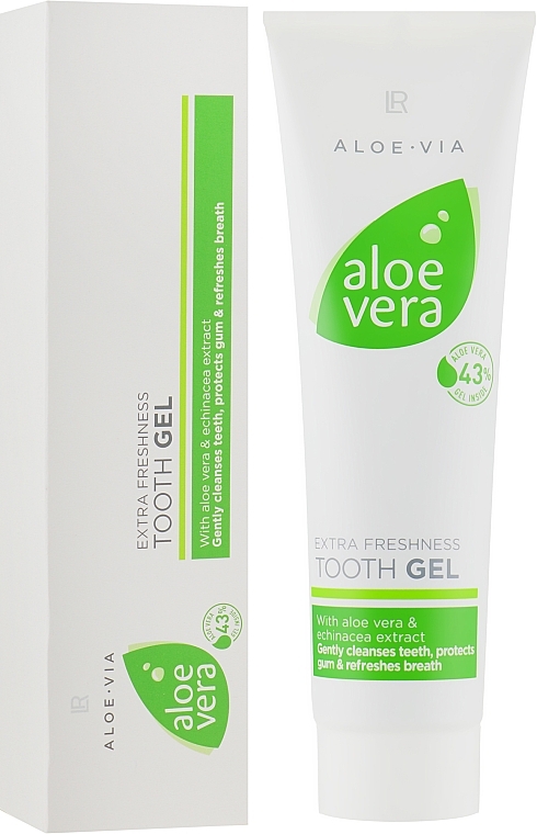 Gel Toothpaste - LR Health & Beauty Aloe Vera Extra Freshness Tooth Gel — photo N1