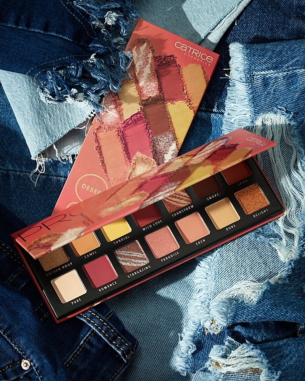 Eyeshadow Palette - Catrice Pro Desert Romance Slim Eyeshadow Palette — photo N8