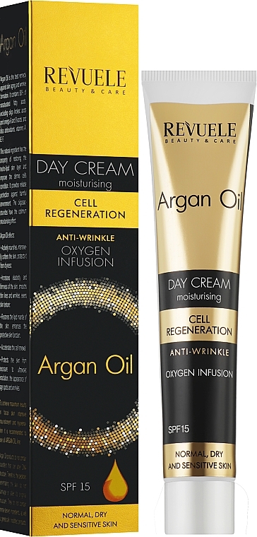 Day Cream for Face - Revuele Argan Oil Day Cream — photo N2