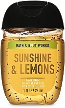 Fragrances, Perfumes, Cosmetics Sunshine Lemons Antibacterial Hand Gel - Bath and Body Works Anti-Bacterial Hand Gel