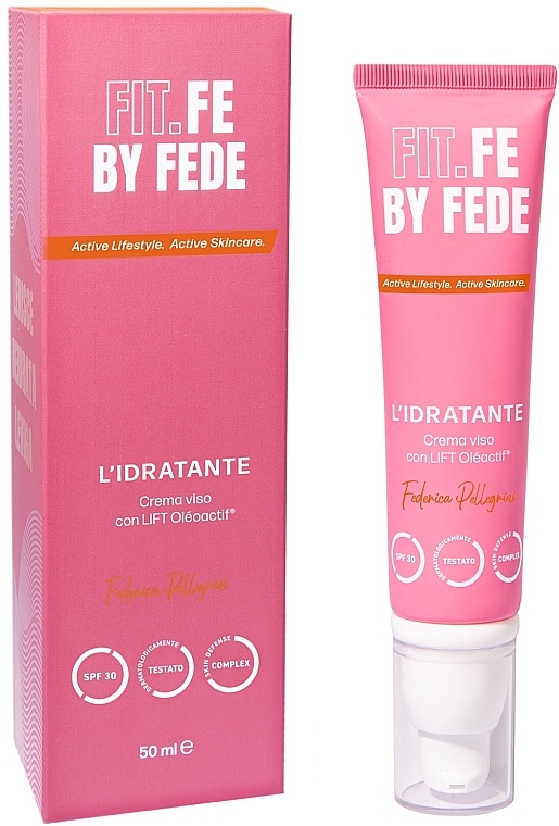 Moisturizing Face Cream - Fit.Fe By Fede The Hydrator Face Cream With Lift Oleoactif SPF30 — photo N1