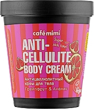 Fragrances, Perfumes, Cosmetics Anti-Cellulite Body Cream 'Grapefruit & Pineapple' - Cafe Mimi Anti-Cellulite Body Cream