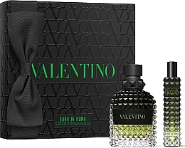 Fragrances, Perfumes, Cosmetics Valentino Born in Roma Green Stravaganza - Set (edt/50ml + edt/15ml)