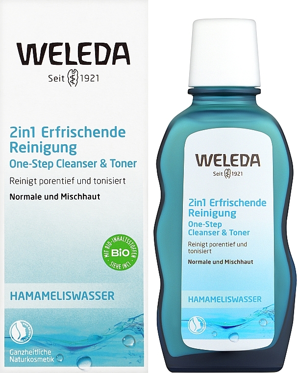 Universal Face Cleanser 2 in 1 - Weleda Erfrischende 2 in 1 Reinigung — photo N2