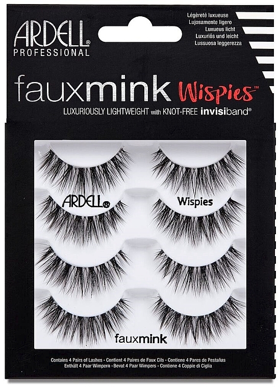 False Lashes - Ardell Faux Mink Multipack Wispies — photo N1