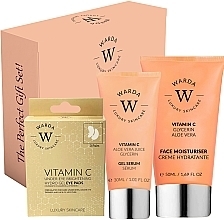 Fragrances, Perfumes, Cosmetics Set - Warda Brightening Boost Gift Set (serum/30ml + cr/50ml + eye/pads/3pcs)