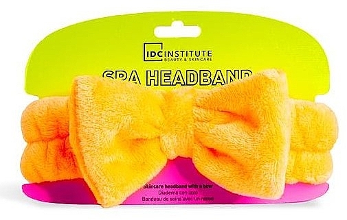 Headband, Orange - IDC Institute Neon Spa Headband — photo N1