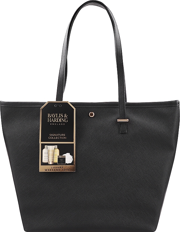 Set, 6 products - Baylis & Harding Sweet Mandarin & Grapefruit Luxury Tote Bag Travel Set — photo N2