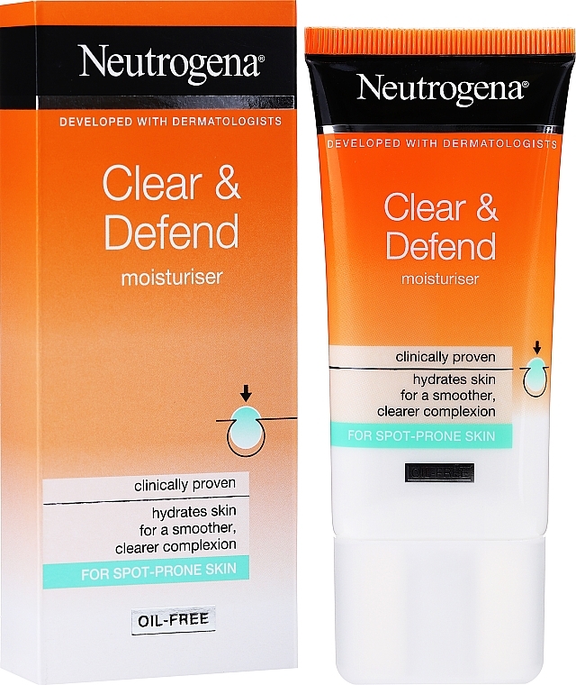 Face Cream - Neutrogena Visibly Clear Spot Proofing Oil-Free Moisturiser Cream — photo N2