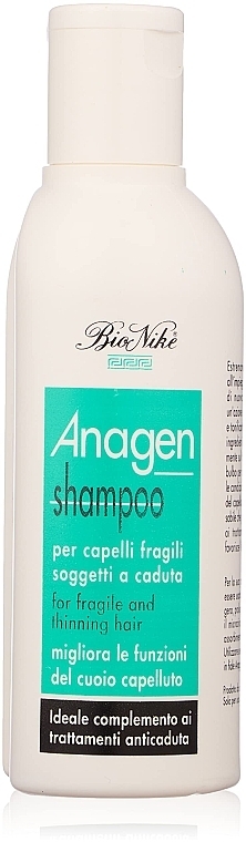 Shampoo for Brittle Hair - BioNike Jonicap Anagen Shampoo — photo N1