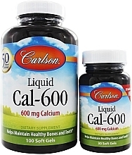 Fragrances, Perfumes, Cosmetics Set - Carlson Labs Liquid Cal-600 (softgel/100szt + softgel/30szt)