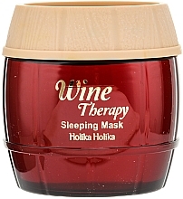 Renewal Night Jelly Mask "Wine Therapy", red - Holika Holika Wine Therapy Sleeping Mask — photo N2