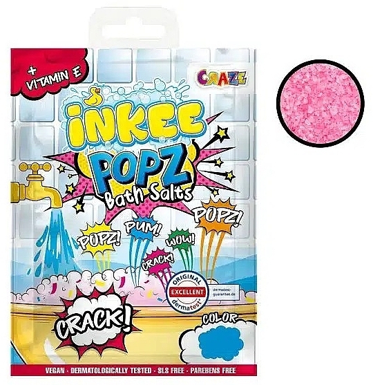 Bath Salt, pink - Craze Inkee Popz Bath Salts — photo N1