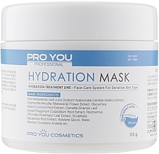 Fragrances, Perfumes, Cosmetics Intensive Moisturizing Mask with Hyaluronic Acid - Pro You Professional Hydration Mask