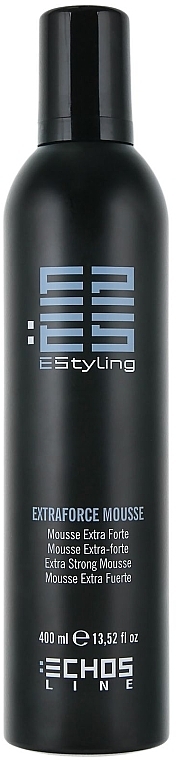 Extra Strong Hold Hair Styling Mousse - Echosline Styling Extra Force Mousse — photo N1