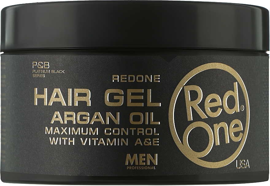 Ultra Strong Hold Hair Gel with Argan Oil - Red One Hair Gel Argan Oil — photo N1