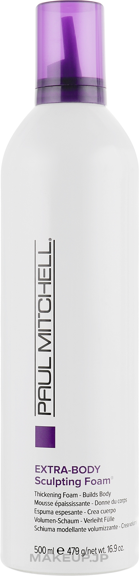 Extra Volume Strong Hold Foam - Paul Mitchell Extra-Body Sculpting Foam — photo 500 ml