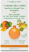 Fragrances, Perfumes, Cosmetics Repairing Face Mask - L'Erbolario I Colori Dell'Orto Replenishing Gel-Oil Mask