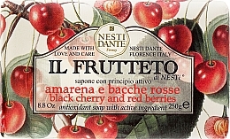 Fragrances, Perfumes, Cosmetics Soap "Black Cherry and Red Berries" - Nesti Dante Il Frutteto Soap 