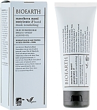 Fragrances, Perfumes, Cosmetics Nourishing Hand Mask - Bioearth Nourishing Sweet Almond Oil Hand Mask