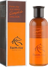 Fragrances, Perfumes, Cosmetics Horse Oil Face Emulsion - FarmStay Jeju Mayu Complete Emulsion