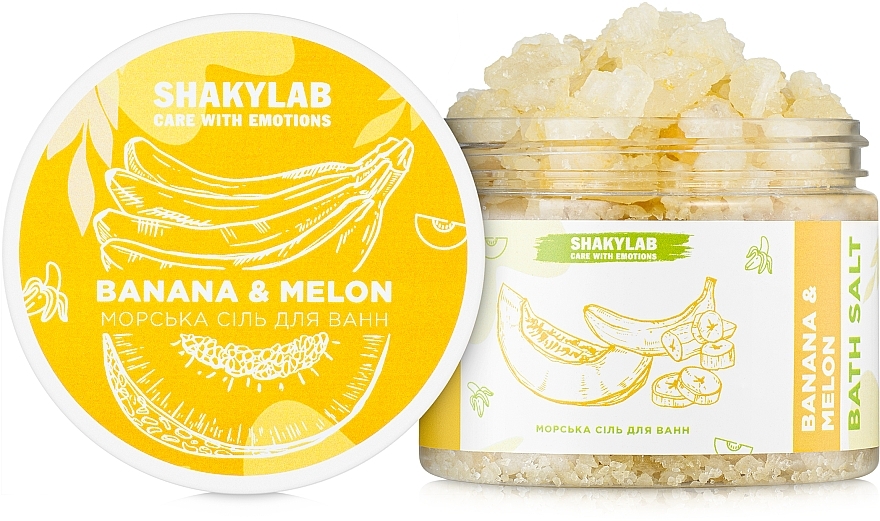 Bath Salt 'Banana & Melon' - SHAKYLAB Natural Bath Salt — photo N3