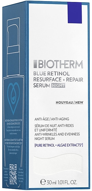 Night Face Serum - Biotherm Blue Retinol Serum Night — photo N2